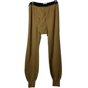 Vintage Morgan Arctex Thermal Underwear Mens XXL 46-48 Brown Pants Long Johns